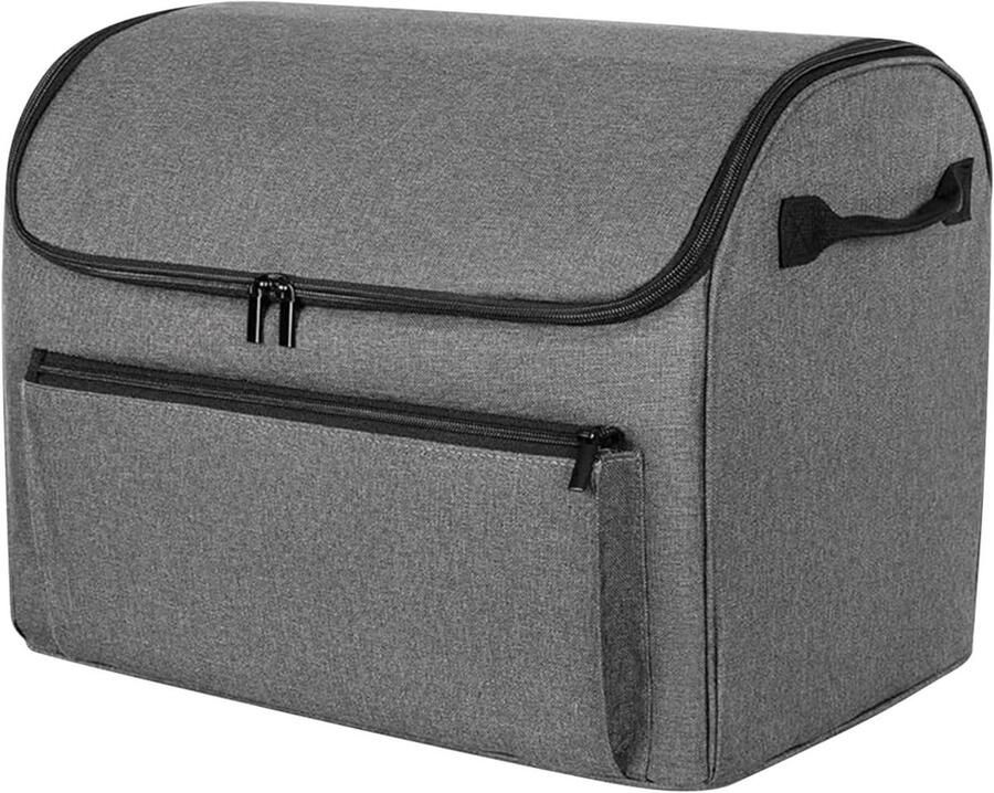 Slow Cooker Tas Opbergtas Kookpot Buiten Eten Waterdichte Lekvrije Voering 47x32x33cm Grijs