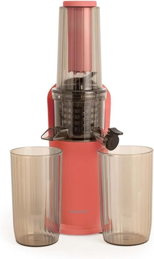Slow Juicer 150W met Dubbele Uitgang Terracotta