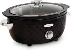 Slowcooker 3 Programma's 150W 3.3 Liter Zwart
