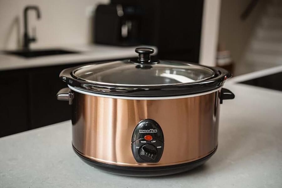 Slowcooker 6 5 L Koperkleurig 4 Standen