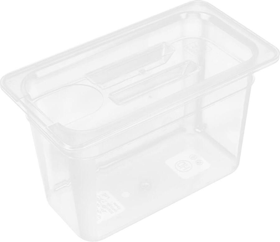 Slowcooker Container Kookbak Voedsel Langzaam Koken Minimale Verdamping 6 Liter Transparant
