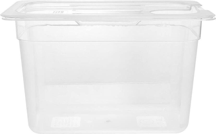 Slowcooker Container Kookdoos Sous Vide Lage Temperatuur Koken Minimaliseert Warmteverlies 6 Liter Transparant