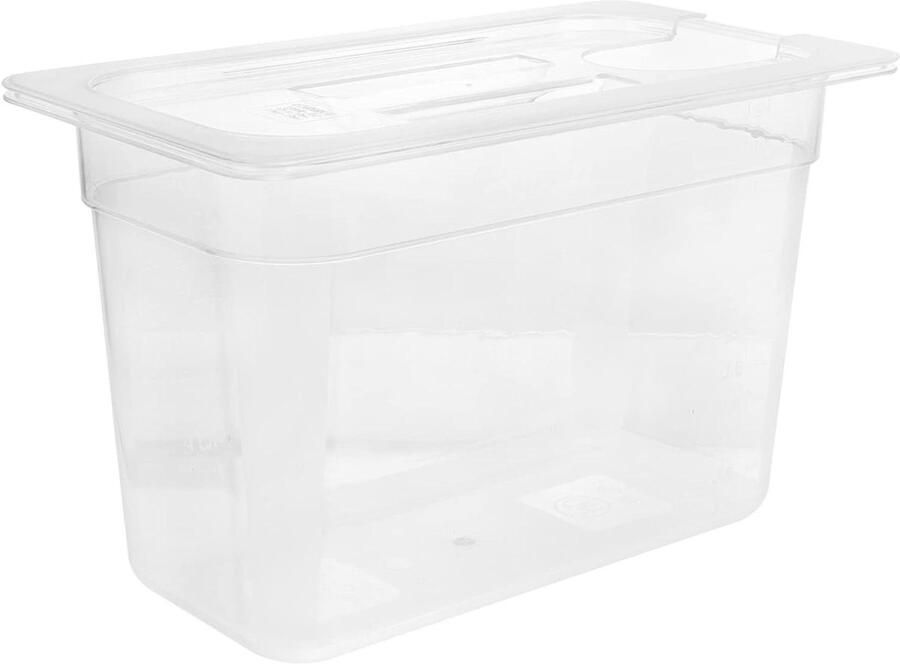 Slowcooker Container Opbergbak Deksel Voedsel Bewaren Food Grade Polycarbonaat 6 Liter Capaciteit Transparant