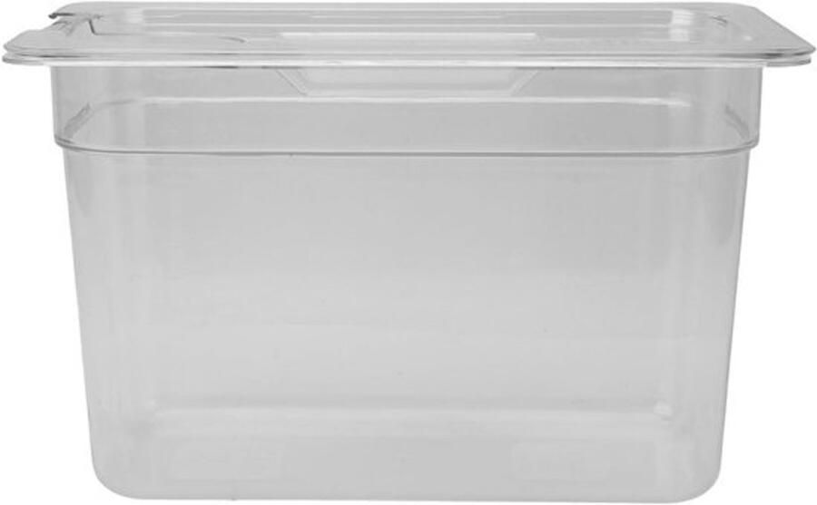 Slowcooker Container Opbergkoffer Lage Temperatuur Koken Transparante ABS Constructie 34x23x19 cm Helder