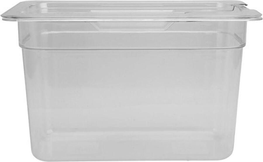 Slowcookercontainer Bak voor sous-vide koken Voedsel bereiden Doorzichtig ABS-materiaal 69 Liter Transparant