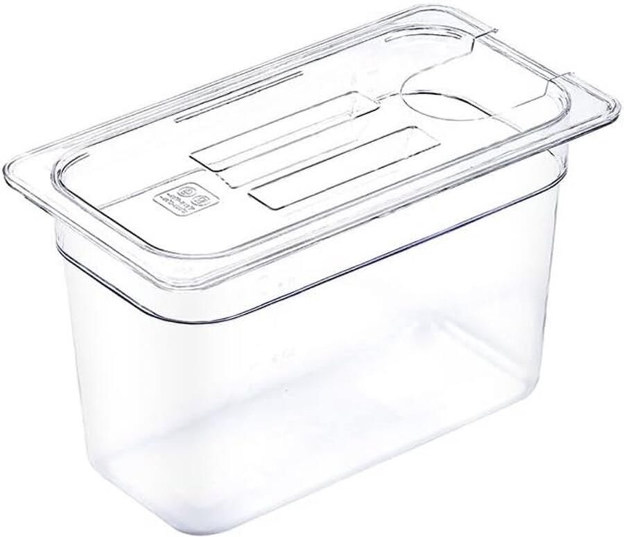 Slowcooker Container Vacuüm Koken Bak Precisie Koken Transparant PC Materiaal 6 Liter Capaciteit Zoals Afgebeeld