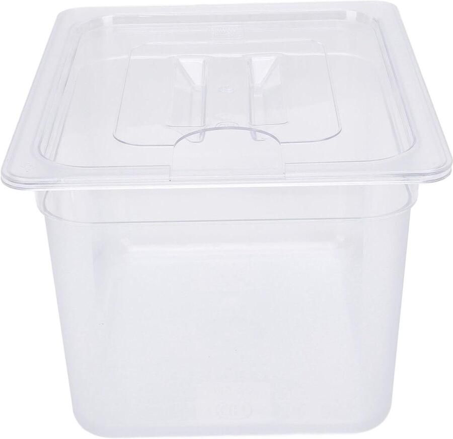 Slowcooker Container Voedselopslagbak Plastic Bak Langzaam Koken Universele Compatibiliteit 12L Zwart