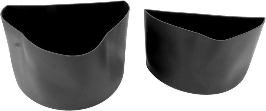 Slowcooker Divider Liner 2-in-1 Inzetvoering Twee Maaltijden Koken Herbruikbaar Lekvrij 23x14x5cm Zwart