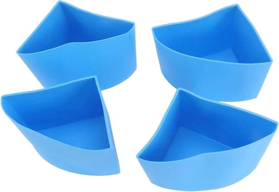 Slowcooker Divider Liner Pot Verdeler Twee Maaltijden Koken 4-in-1 Ontwerp 6 Liter Pot Blauw