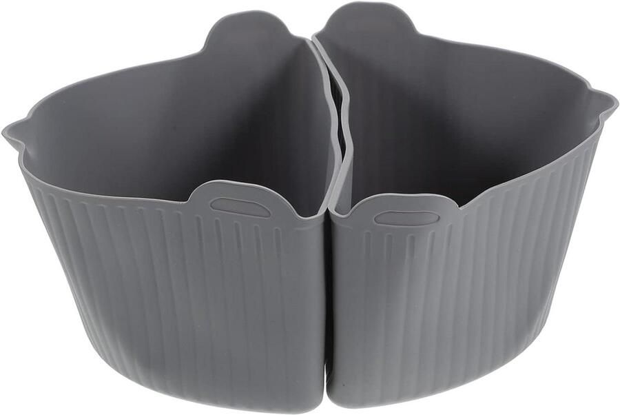Slowcooker Inzet Kookverdeler Meerdere Gerechten Maken Multifunctioneel 30x16.5x11CM Grijs