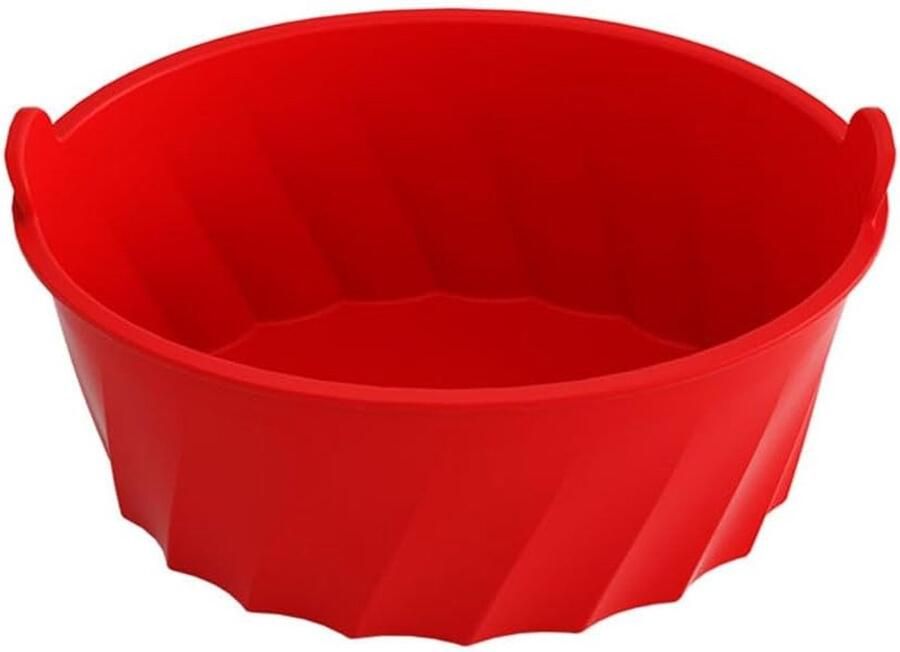 Slowcooker Liner Crock Pot Koken en Bakken Herbruikbaar Siliconen 6-8 Liter Rood