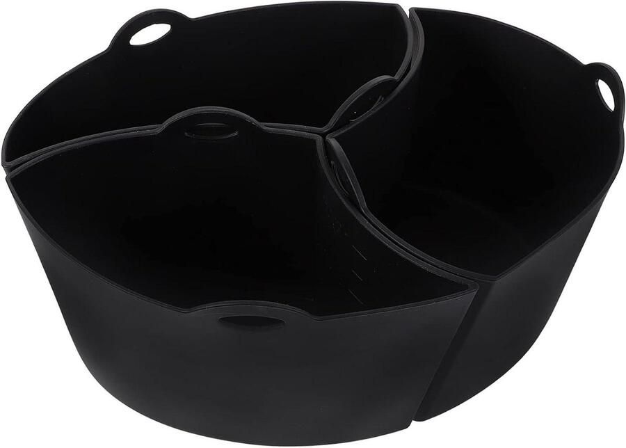 Slowcooker Liner Kookinzet Gemakkelijk Koken Hittebestendig Siliconen 30x22CM Zwart