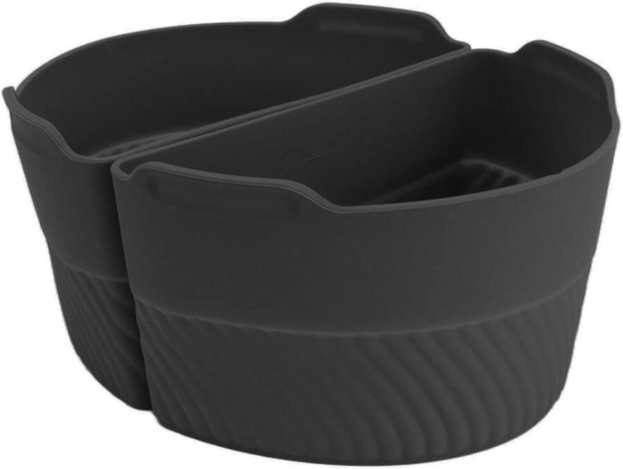 Slowcooker Siliconen Liner Herbruikbare Pot Voering Twee Gerechten Koken Vaatwasmachinebestendig 6 Quart Zwart