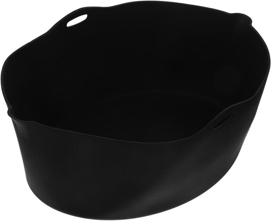 Slowcooker Liner Siliconen Inzetstuk Gemakkelijk Koken Herbruikbaar en Morsbestendig 27x19x11.8CM Zwart