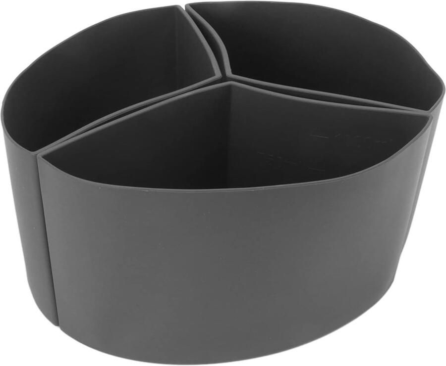 Slowcooker Divider Liner Maaltijd Prep 3-in-1 Ontwerp 6 Liter Grijs