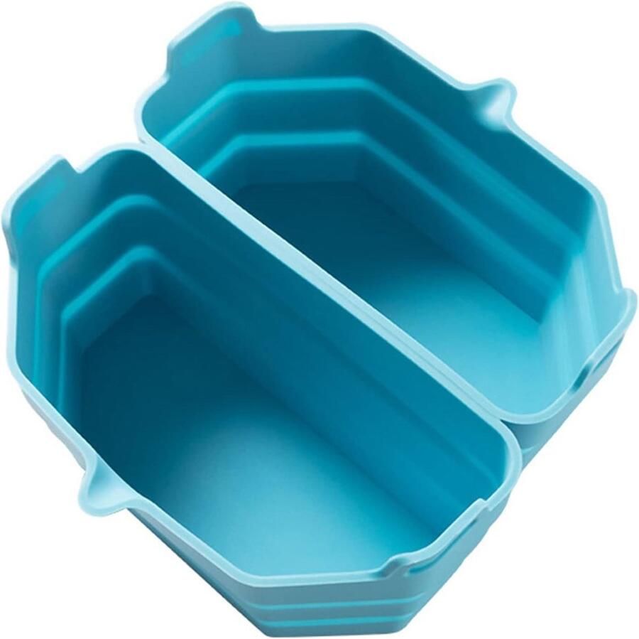 Slowcooker Liners Verdelers Twee Maaltijden Voedselveilig Siliconen 20 cm Blauw