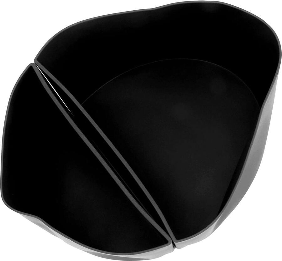 Slowcooker Liners Voeringen Verdelers Twee Maaltijden Koken Herbruikbaar Lekvrij 6QT Zwart