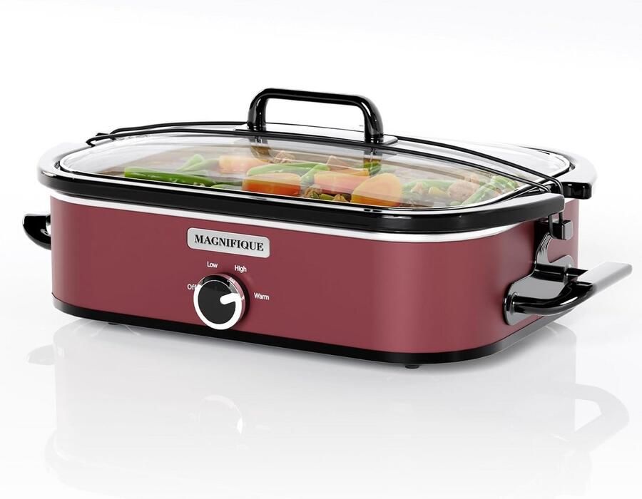 Slowcooker met Braadpan en Handmatige Warmtefunctie 4-Quart
