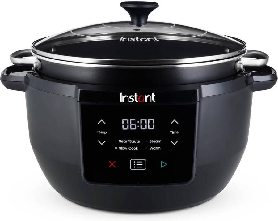 Slowcooker met Timer Programmeerbare slowcooker Elektrische slowcooker Digitale slowcooker Binnenpan Eten