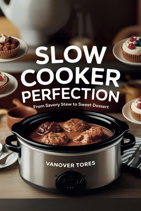 Slowcooker Receptenboek: Eenvoudige Gerechten Stoofpotten en Desserts voor Iedere Dag