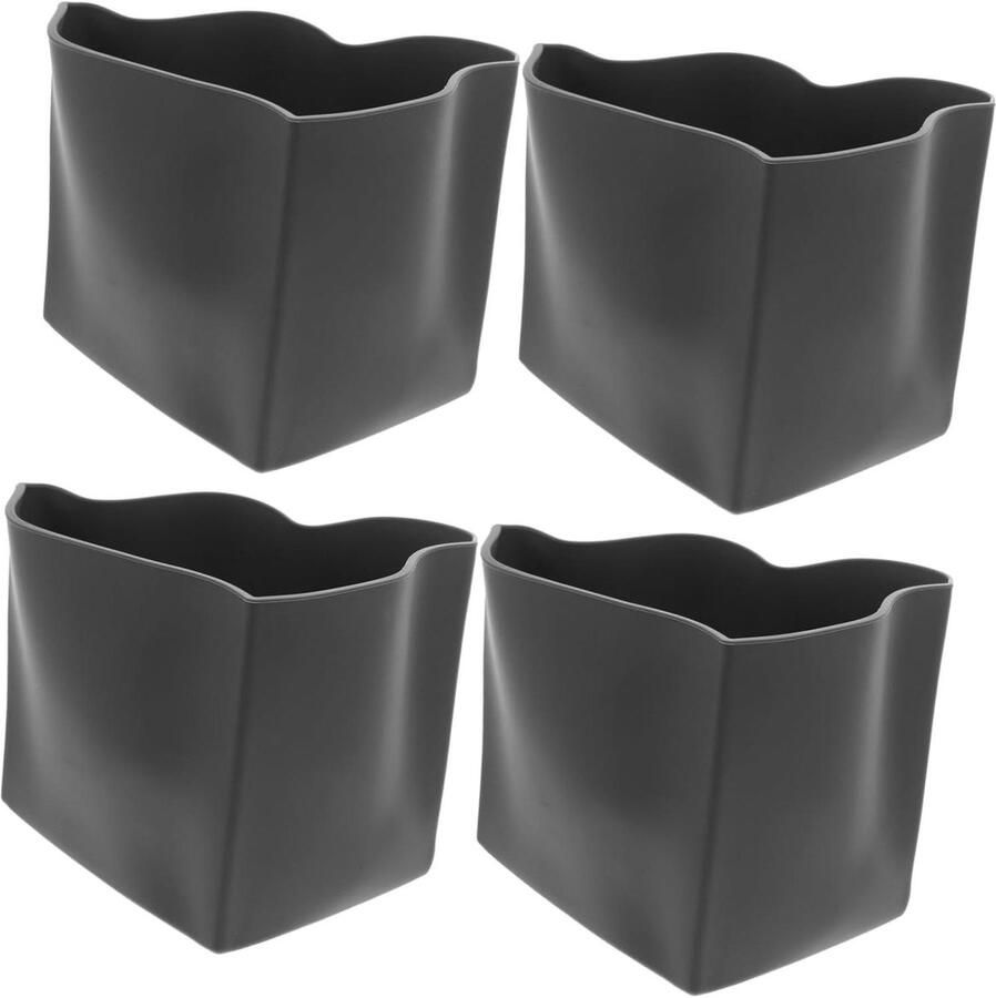 Slowcooker Siliconen Liner Siliconen Pot Gezonder Koken Meerdere Gerechten 25x20x11 cm Zwart