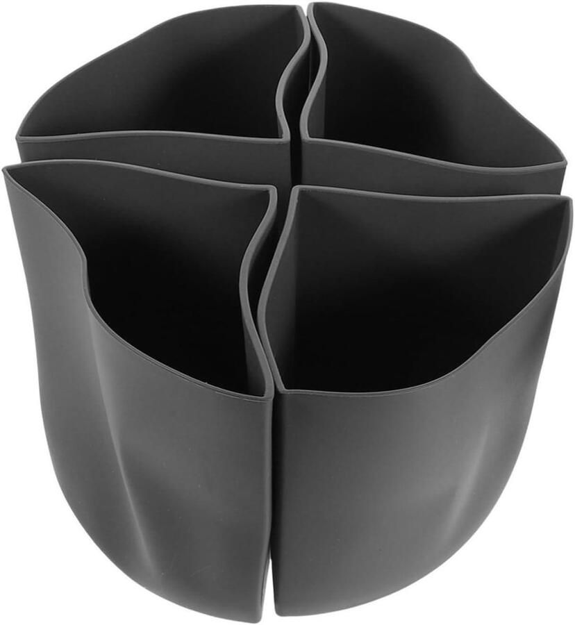 Slowcooker Siliconen Voering Pot Liner Herbruikbaar Gemakkelijk Koken Antiaanbaklaag 25x20x11 cm Zwart