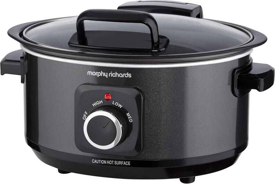 Slowcooker Stoofpan Gezonde maaltijden Koken in één pan 65 liter Zwart