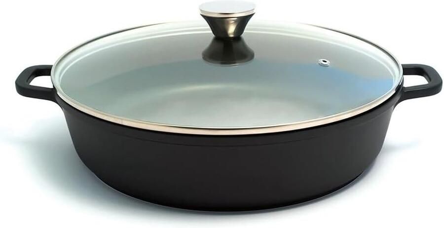 Slowcooker Stoofpan Royale gerechten Gegoten aluminium 32 cm Zwart