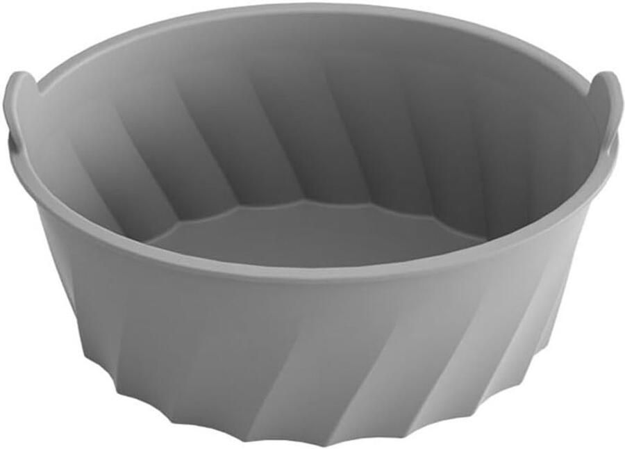 Slowcooker Voering Crock Pot Insert Koken en Bakken Herbruikbaar Siliconen 6-8 Liter Grijs