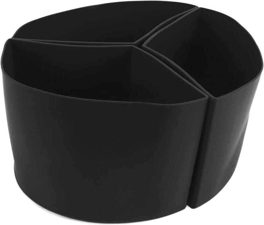 Slowcooker Voering Kookinzetstuk Herbruikbaar Gezond Koken 3 Maaltijden Tegelijk 6 Quart Pot Zwart