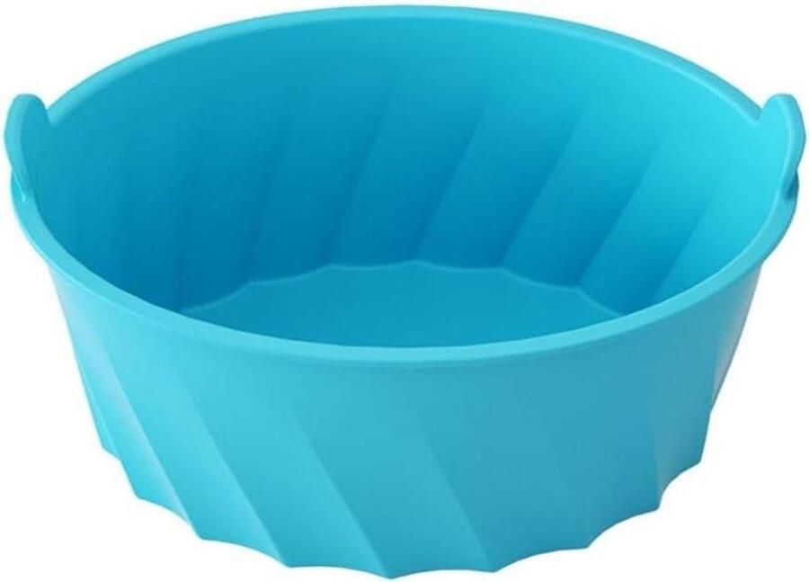 Slowcooker Voering Ovale Inzet Koken Zonder Rommel Herbruikbaar Siliconen 6-8 Liter Blauw