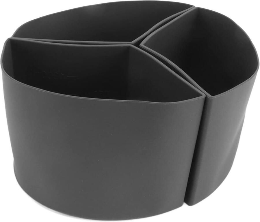 Slowcooker Voering Pot Scheider Gezinsmaaltijden Koken 3-in-1 Ontwerp 6 Liter Pot Grijs