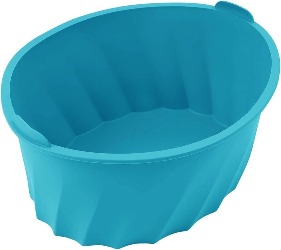 Slowcooker Voering Siliconen Bakvorm Koken en Bakken Hoge Temperatuur Bestendig 6-8 Liter Blauw