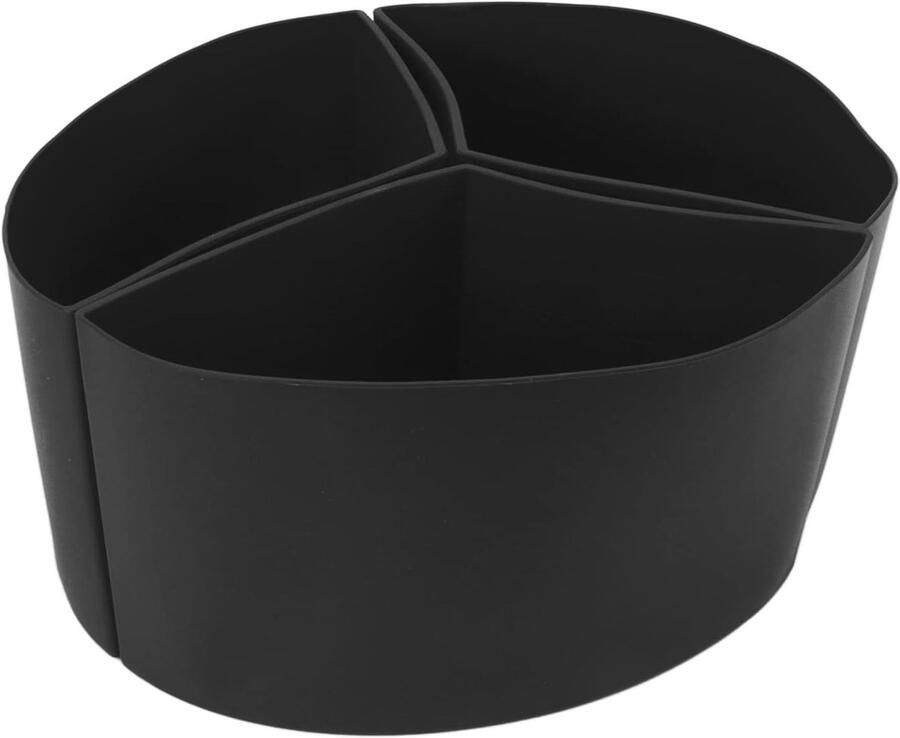 Slowcooker Delers Silicone Inzetstukken Maaltijden Bereiden Herbruikbaar Lekvrij 3 Delig Zwart