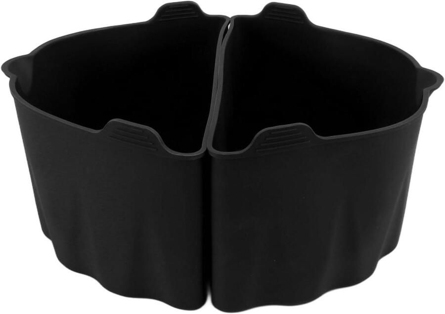 Slowcooker Voeringen Pan Beschermers Twee Gerechten Koken Voedselveilige Siliconen 6-7QT Zwart