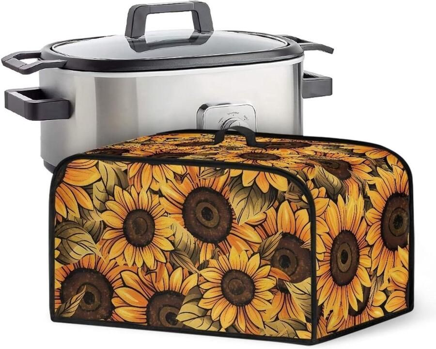 Slowcookerhoes Crock pot cover Keuken organiseren Met handvat en vak 432 x 274 x 249 cm