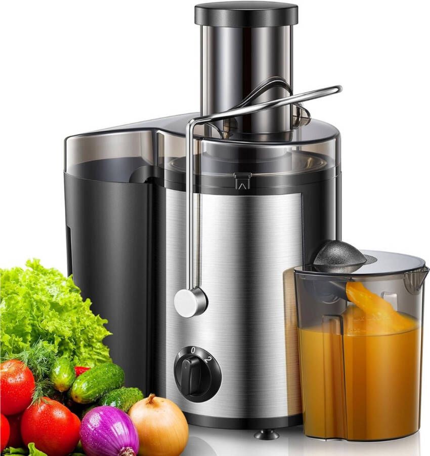 Slowjuicer Juicer Juice Maker Groenten En Fruitpers BPA Vrij Sapcentrifuge Vruchtvleescontainer Met Pulpcontainer Grote Vulopening Langzaam Persen