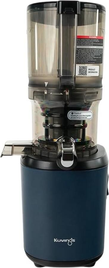 Slowjuicer met Grote Invoerkoker Koudpers Sapcentrifuge voor Fruit Groenten en Sorbet