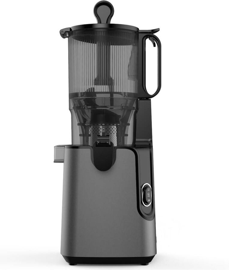 Slowjuicer met Grote Vulopening (130 mm) Koudgeperst Sap van Heel Fruit en Groenten