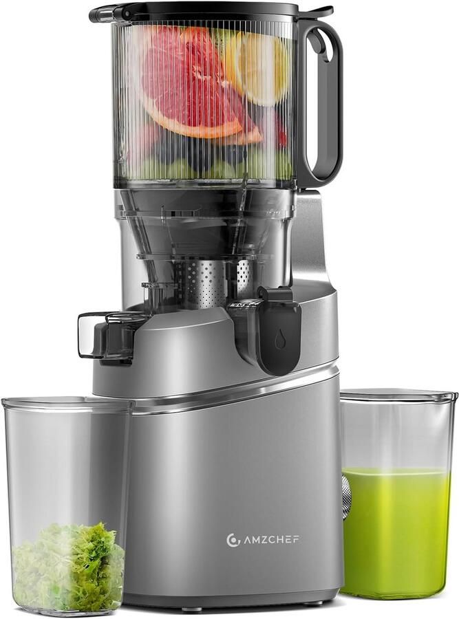 Slowjuicer met XXL Opening 145 mm en 2L Reservoir BPA-vrij