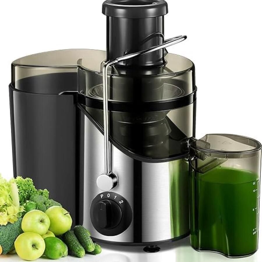 Slowjuicer Sapcentrifuge – fruitpers met 3 standen BPA-vrij