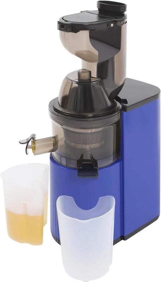 Elektrische Sapcentrifuge Slow Juicer Gezond Sappen Maken Hoge Sapopbrengst 8 cm Vulopening Blauw - Foto 1