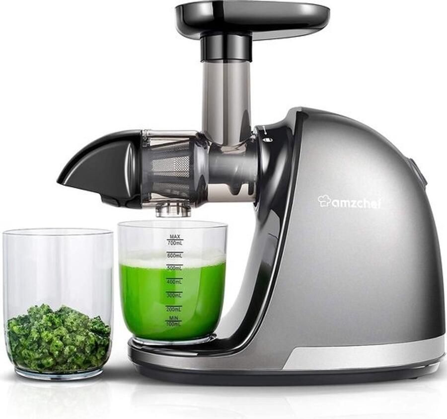 Slowjuicer Voor groente- en fruitsap Horizontale slowjuicer duurzaam