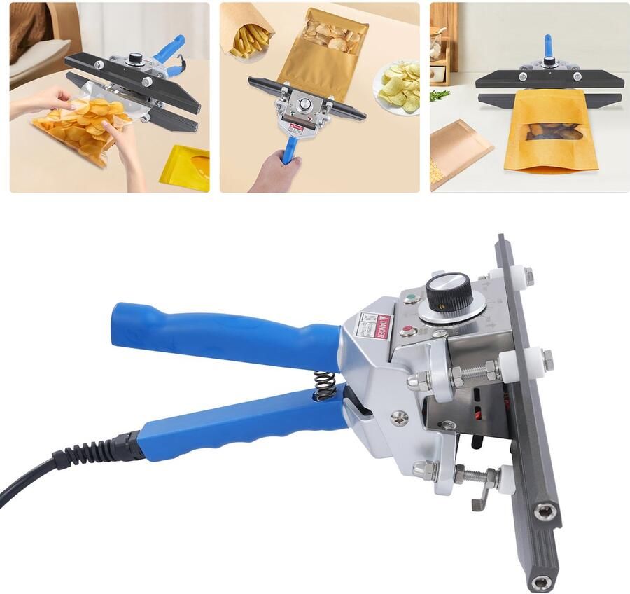 Sluitmachine Handimpuls 500 W Vermogen 12 Inch Lengte Elektrische Folie Sealer Voor Zak En Composiet Film Professionele Impuls Sealer