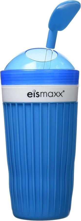 Slush Ice Beker IJskoude Drankjes Zomerse Verfrissing Zelfroerend Design 300 Milliliter Blauw
