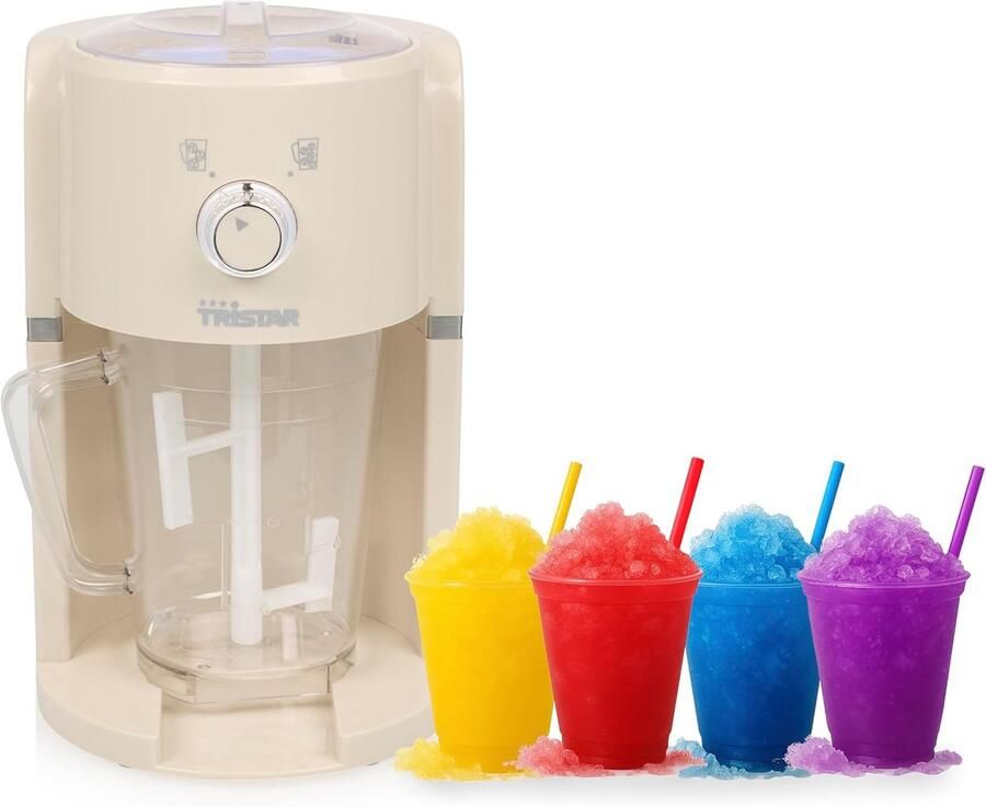 Slush ijsmachine 2 maten crushed ijs 250 g ijs per minuut 1 L schenktuit 600 ml ijscompartiment KD-7310