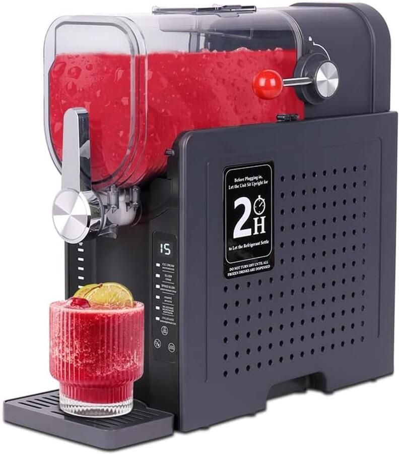 Slush Machine 1 6 Liter Zelfvriezende Slushy Maker zonder IJsblokjes Frozen Drink Maker met 6 Programma s en Zelfreiniging Voor Slush Cocktails Smoothies Frappé Koud Sap en Bevroren Dranken
