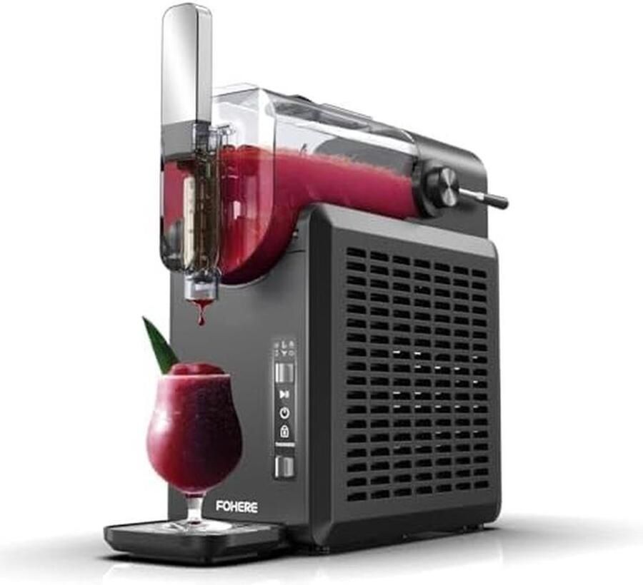 Slush Machine 2 Liter met Zelfreiniging voor Thuis Maak Slush Cocktail Frappé en Milkshake