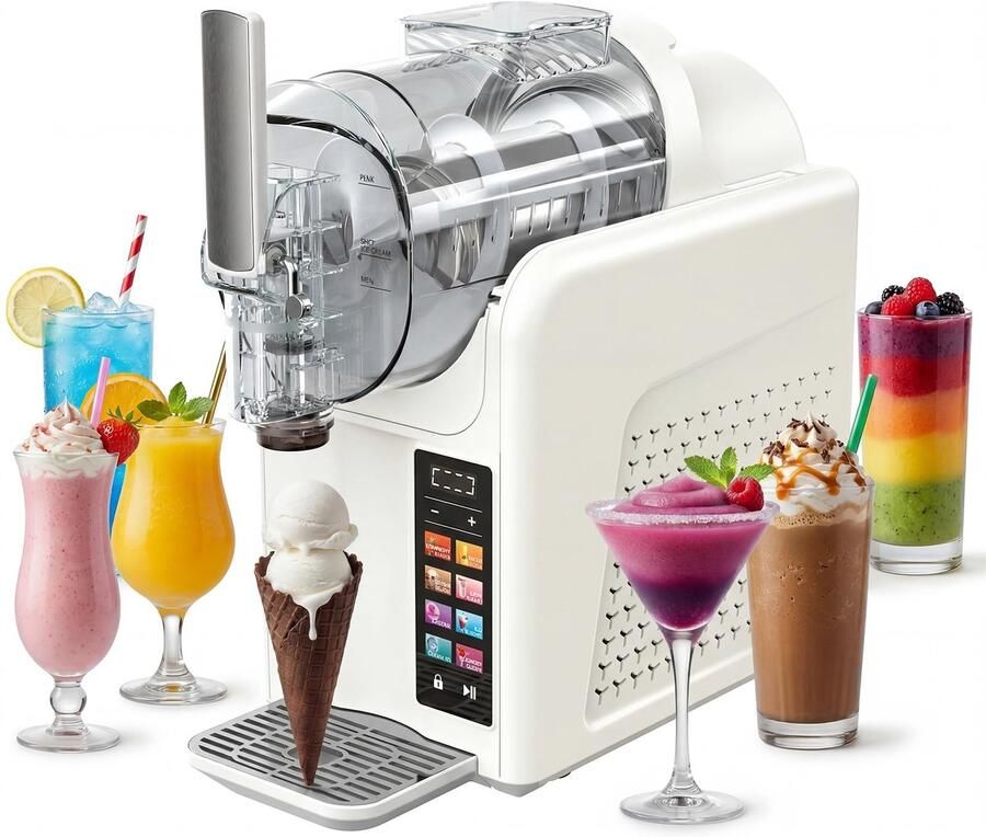 Slush Machine met LED Display en 7 Voorinstellingen voor Dranken