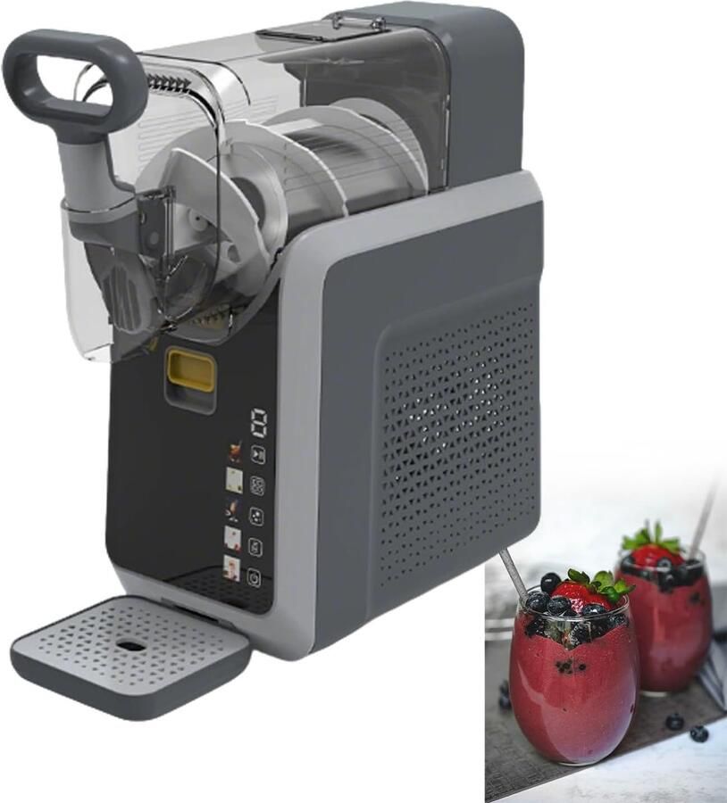 Slush Machine Thuis Softijsmaker IJsmachine Snelle Drankjes Maken 360° Snelle Koeling 44.9 x 44.9 cm